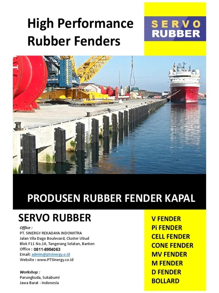 Pabrik Rubber Fender Dermaga Pelabuhan Bakauheni