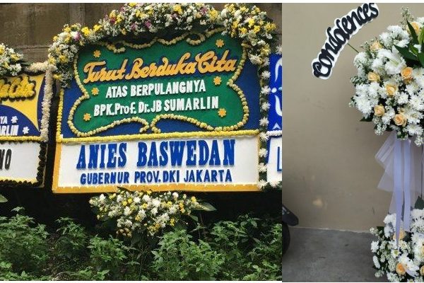 Pesan Bunga Duka Cita di Jakarta Pusat